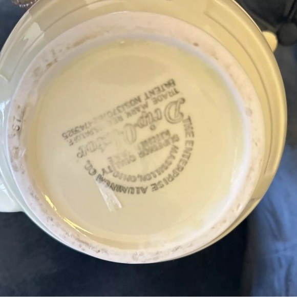 Vintage Enterprise Aluminum Drip-O-Lator Coffee Pot Ceramic - Picture 5 of 7